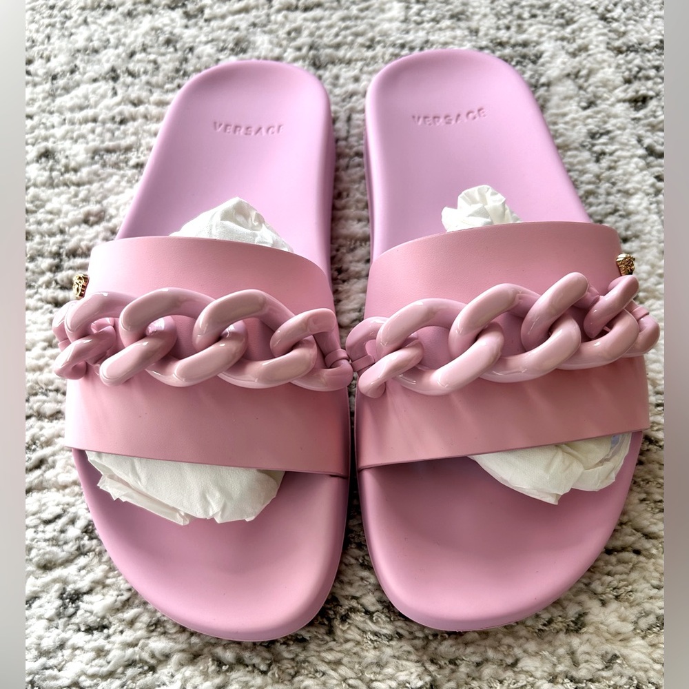 NIB Authentic Versace Slides